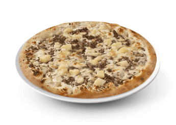 Cr�me fra�che, fromage, viande hach�e, pommes de terre.